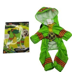 Rubies Teenage Mutant Ninja Turtles Halloween Dog Pet Costume Small Green Hooded